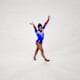 Biles during her gold medal floor exercise at Rio 2016.
